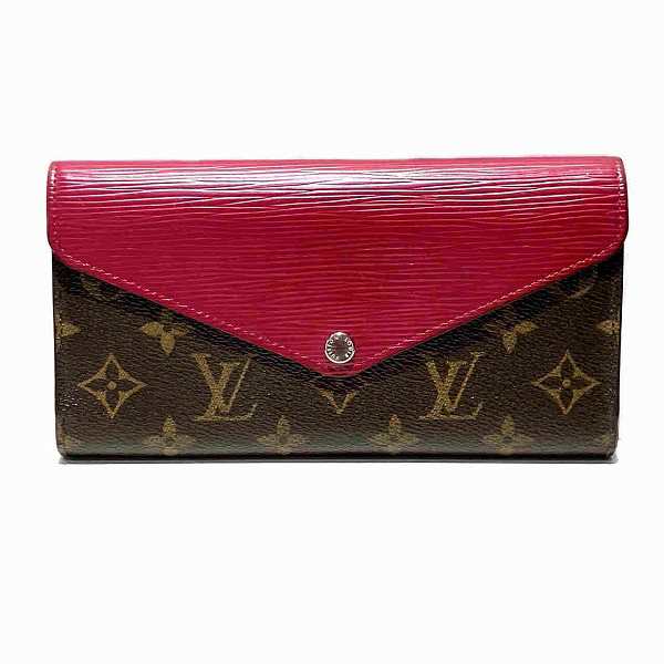 ルイヴィトン Louis Vuitton モノグラム ポルトフォイユマリールーロン M60498 長財布 3つ折り財布 レディース【中古】