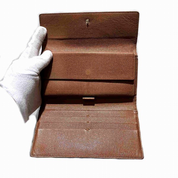 ルイヴィトン モノグラム インターナショナル 三つ折り財布ブラウン