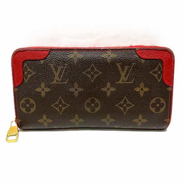 ルイヴィトン Louis Vuitton モノグラム ジッピーウォレット レティ—ロ M61854 財布 長財布 レディース【中古】