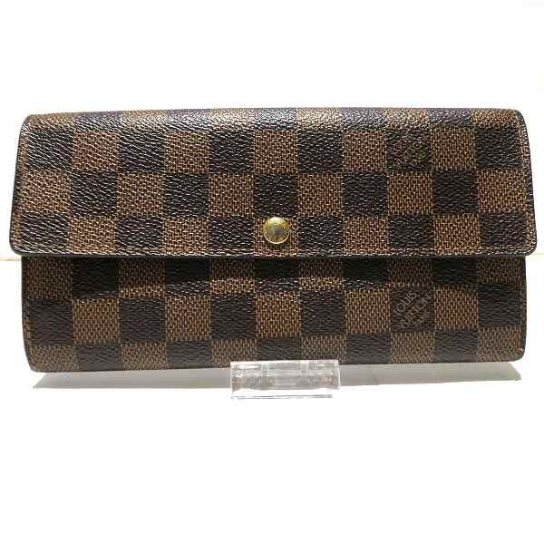 ルイヴィトン Louis Vuitton ダミエ ポルトフォイユ サラ N61734 長財布 2つ折り財布 ユニセックス【中古】