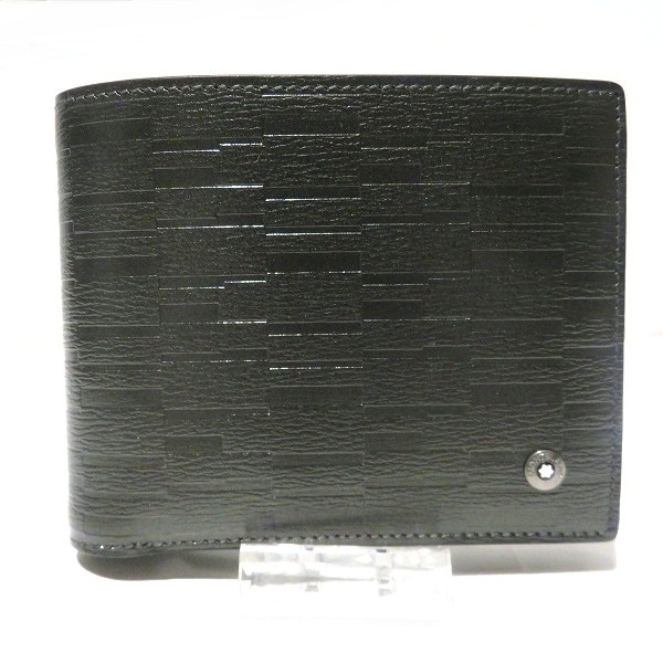 モンブラン MB114687 2つ折り財布 メンズ 未使用品【中古】 