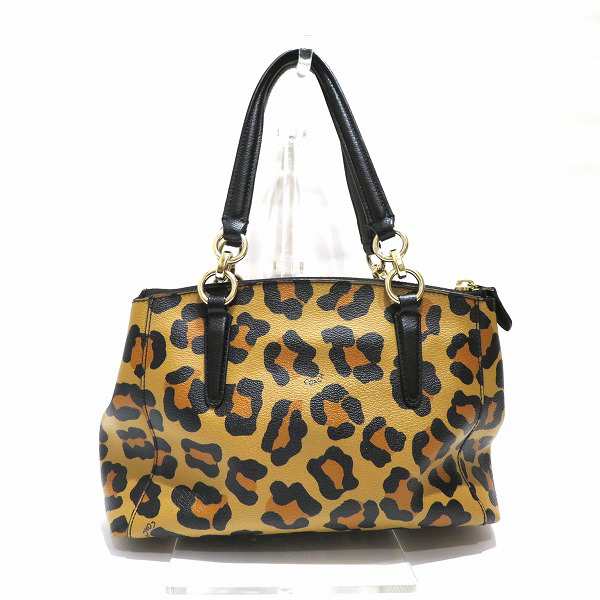 【美品】Coach wild beast 2way コーチ バッグ ヒョウ柄