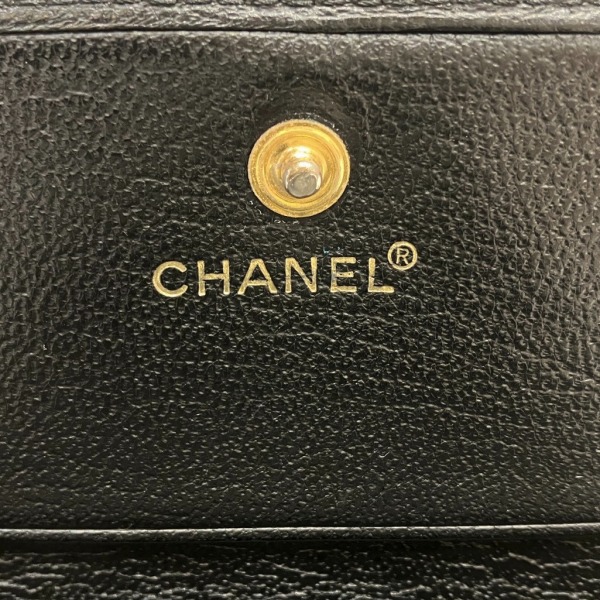 シャネル CHANEL ココマーク レザー Wホック コンパクトウォレット 財布 3つ折り財布 レディース【中古】_3