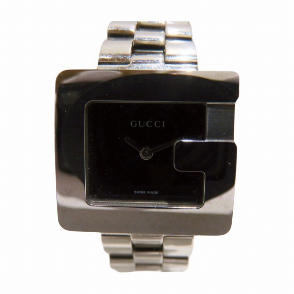 グッチ GUCCI Gフェイス 3600L クォーツ ブラック文字盤 スクウェア