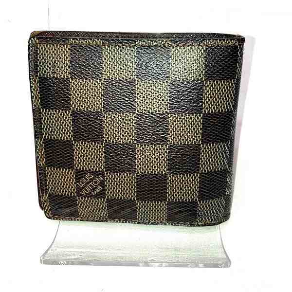 ルイヴィトン Louis Vuitton ダミエ ポルトフォイユ マルコ N61675 2つ折り財布 ユニセックス【中古】