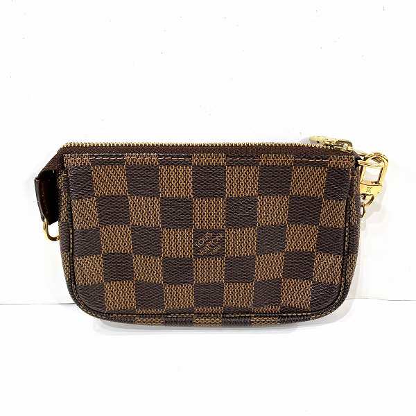 ルイヴィトン Louis Vuitton ダミエ ミニ ポシェット アクセソワール N58009 バッグ ポーチ レディース【中古】