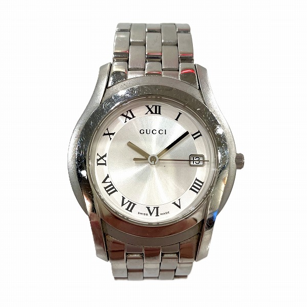 グッチ GUCCI Gクラス 5500M クォーツ メンズ 時計 腕時計【中古】の通販は