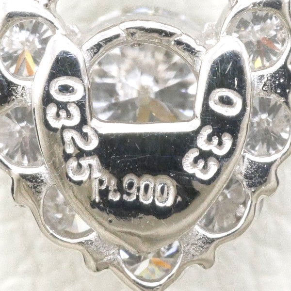 PT900 プラチナ ネックレス ダイヤ 0.325 SI1 0.33 鑑定書 総重量約5.1