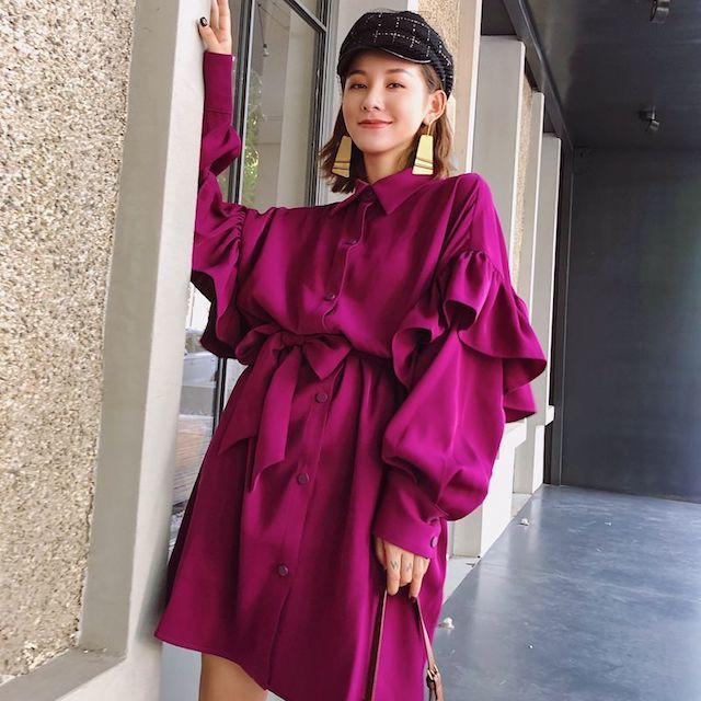 パーティードレス 結婚式 二次会 ワンピース 結婚式 お呼ばれ ドレス 代 30代 40代 結婚式 お呼ばれドレス ボリューム袖 フリル ミニ の通販はau Pay マーケット Love Ride おしゃれセレクトショップ