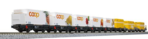 KATO Nゲージ レーティッシュ鉄道 コンテナ貨物列車 8両セット 10-1731 鉄道模型 貨車 白の通販は 18,886円