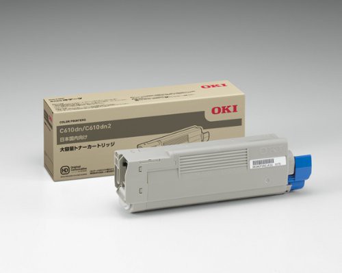 OKI 大容量トナーカートリッジ シアン C610dn用 TNR-C4FC2 - プリンタ