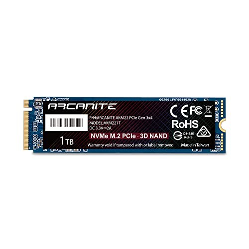 ARCANITE SSD 1TB PCIe Gen 3.0 ×4 NVMe 内蔵M.2 2280の通販はau PAY