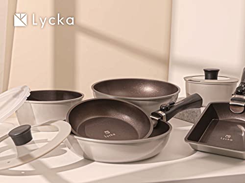 Amazon限定品】Lycka(リュッカ) 鍋 フライパン 11点 Bセット サンド 