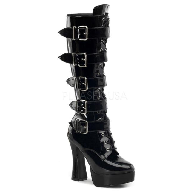 Pleaser ELECTRA-2042 5inch Stack Heel, 1 1/2inch PF Boots◆取り寄せ