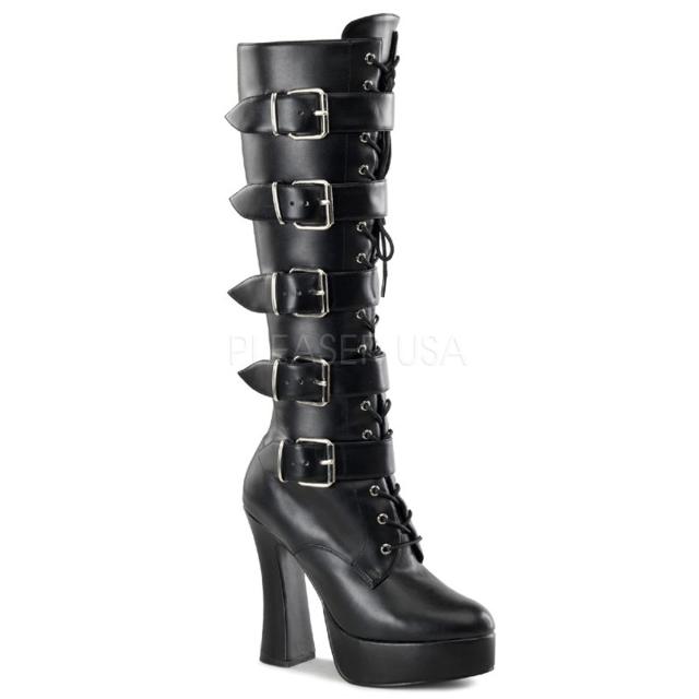 Pleaser ELECTRA-2042 5inch Stack Heel, 1 1/2inch PF Boots◆取り寄せ