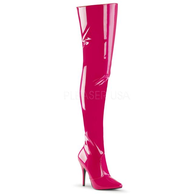 Pleaser SEDUCE-3010 5inch Classic Plain Thigh Boot◆取り寄せ