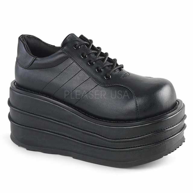 靴 黒 厚底 - 2