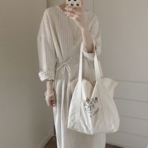 シャツワンピース  レディース ワンピース シャツ 着痩せ スリム 女子会 お出かけ デート 食事会 参観日 通勤 カジュアルオフィス 可愛い シンプル スカート きれいめ ロングスカート フェミニン スリム 大人カジュアル カジュアル ルーズ 個性 上品 ミドル丈 春 秋 10代の通販は 7,780円