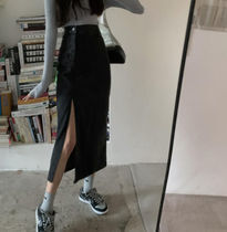 デニムスカートレディース デニム ハイウエストスカート スリット 膝下 ミドル丈 ハイウエスト Aライン セクシー スプリング サマー カジュアル エレガント 大人可愛い 可愛い 大人 おしゃれ お洒落 大人女子 10代 20代 お出かけ 休日 女子会 3サイズ S M L ショッピングの通販は 5,480円