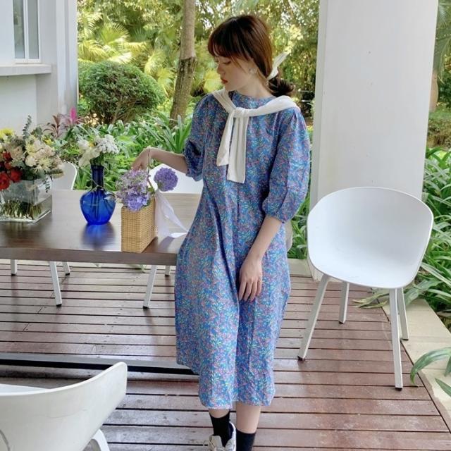 ワンピースレディース Aラインスカート ロングスカート ラウンドネック お出かけ 可愛い シフォン ドレス ワンマイルウェア リモート飲み会 体型カバー 上品 女子会 お出かけ 買い物 ショッピング 食事会 パーティー 二次会 OL カジュアルオフィス オフィス ワンピースの通販は