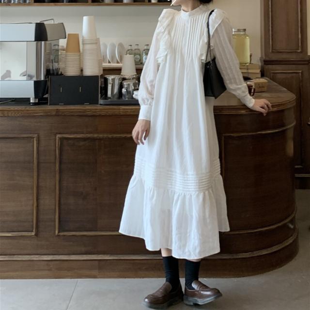 ティアードワンピースレディース デート お出かけ 可愛い 女子会 リゾート 着回し 普段使い イベント 女っぽ ラブリー キュート ガーリー 襟付き 前開き  春 夏 上品 シングル ママ 10代 20代 30代 主役級 重ね着 レース ミドル丈 大人可愛い おしゃれ こなれ感 フレアの通販は 7,543円