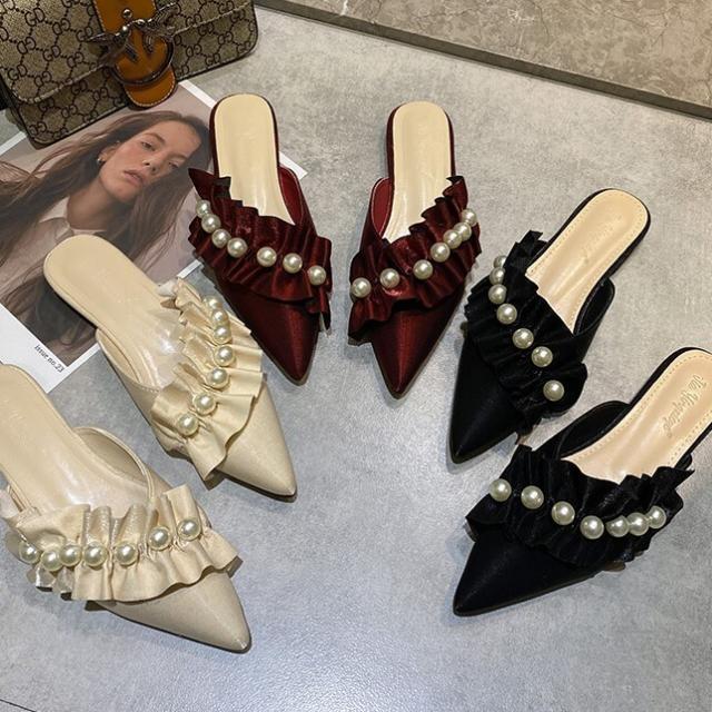 サンダル  レディース ミュール 太ヒール 歩きやすい 疲れない 10代 20代 30代 40代 オフィス ビジネス OL オンオフ 高品質 柔らかい 小さいサイズ 美脚 ヒール 安定感 かわいい サイズ 小さい 春 夏 デート お出かけ 旅行 デイリー使い 大人カジュアル きれいめ フラットの通販は