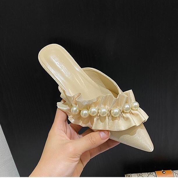 サンダル レディース ミュール 太ヒール 歩きやすい 疲れない 10代 20代 30代 40代 オフィス ビジネス OL オンオフ 高品質 柔らかい 小さいサイズ 美脚 ヒール 安定感 かわいい サイズ 小さい 春 夏 デート お出かけ 旅行 デイリー使い 大人カジュアル きれいめ フラットの通販は