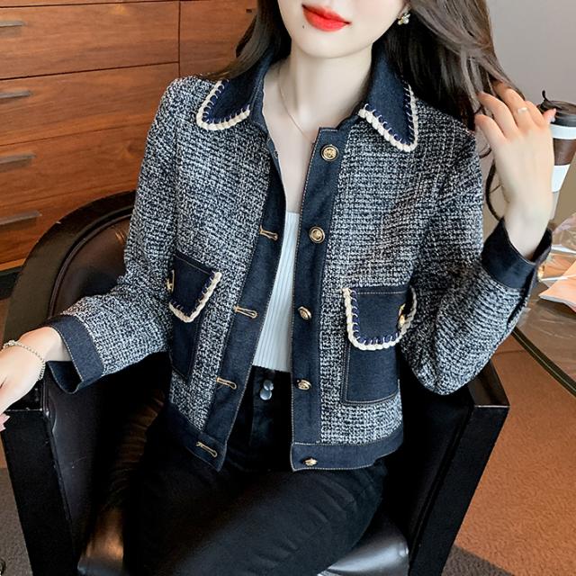 ツイード ジャケット ポケット付 襟付き 上品 清楚 おしゃれ キラキラ 袖あり かわいい 大人可愛い フェミニン 大人女子 ラブリー フォーマル 個性的 存在感 抜け感 スーツ 二次会 合コン 食事会 入学式 入園式 卒業式 卒園式 謝恩会 パーティ デート 春 夏 誕生日 レディースの通販は