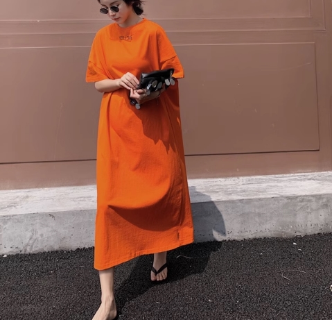 レディース ワンピース セットアップ オールインワン つなぎ ロング フルレングス 半袖 ラウンドネック スリム 細身 ストレート かわいい シンプル カジュアル おしゃれ かっこいい こなれ感 ラフ 個性的 クール 主役級 存在感 カジュアルダウン 無地 夏 ママ 学生 学校 通学の通販は 6,273円