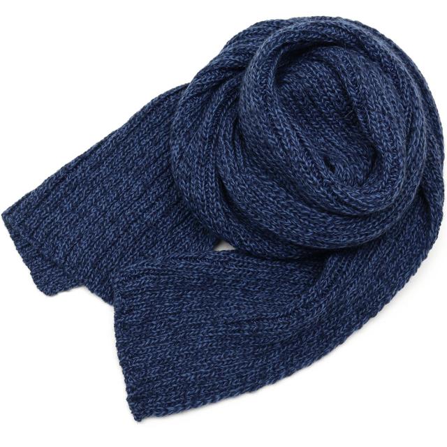 Irelandseye アイルランズアイ マフラー/ribbed scarf 8ie09の通販は