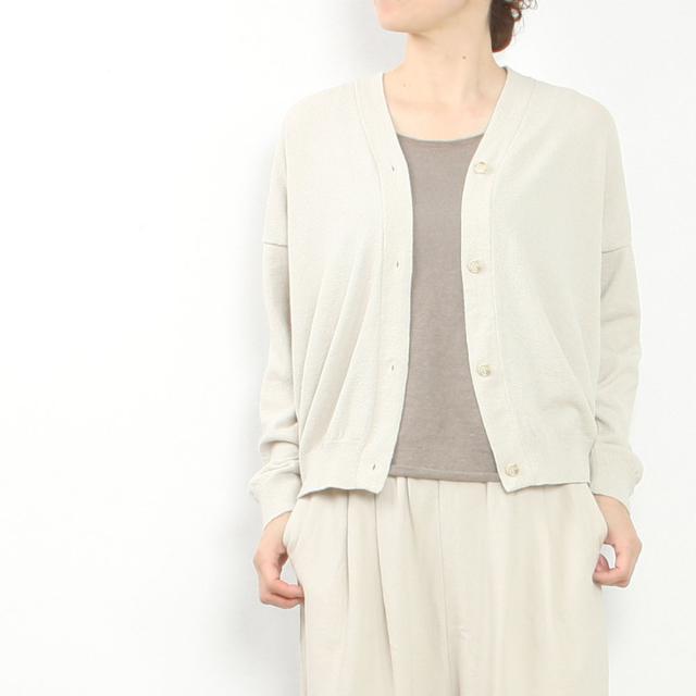 evam eva エヴァムエヴァ cotton cardigan E261K162