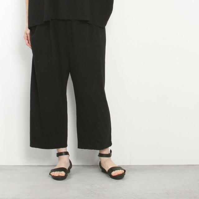evam eva エヴァムエヴァ cut&amp;sew cropped pants E261C170