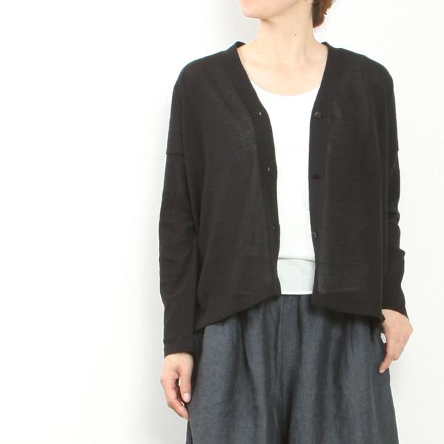 evam eva エヴァムエヴァ cotton V neck cardigan E261K193