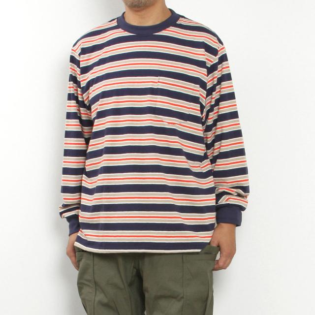 melple メイプル Venice Border Longsleeve MP1AW021