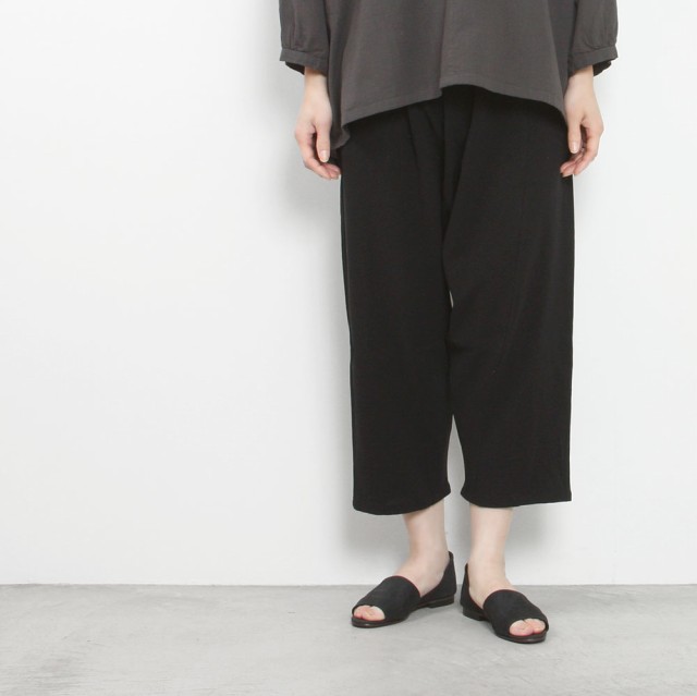 evam eva エヴァムエヴァ cotton sarrouel pants E221T087