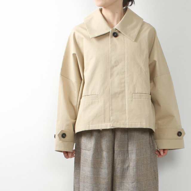 Honnete オネット Round Collar Short Coat HO-23SS CO21