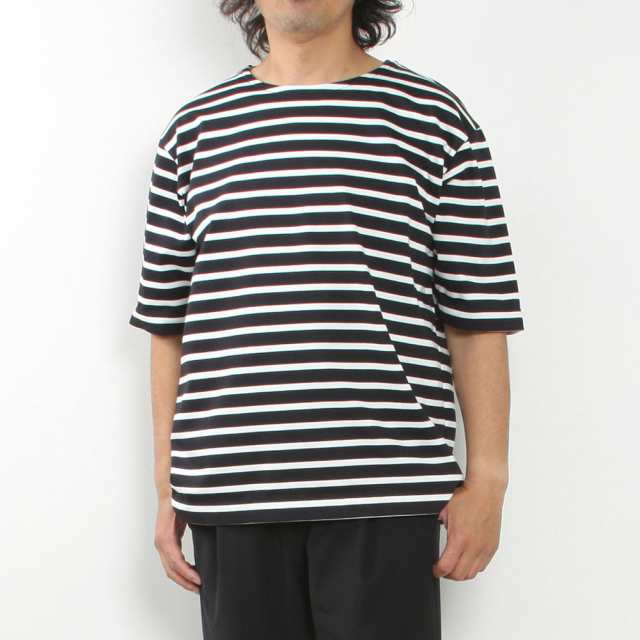 LAMOND ラモンド ORGANIC COTTON BORDER BASQUE SHIRT LM-C-170-BDRの通販は
