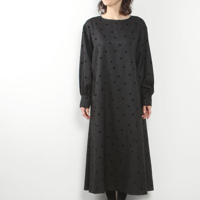 (OUTLET)Harriss ハリス Aラインドットワンピース FO232-05061