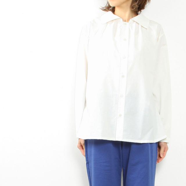 (OUTLET)style+confort スティールエコンフォール タイプライター衿付ブラウス 401-60806