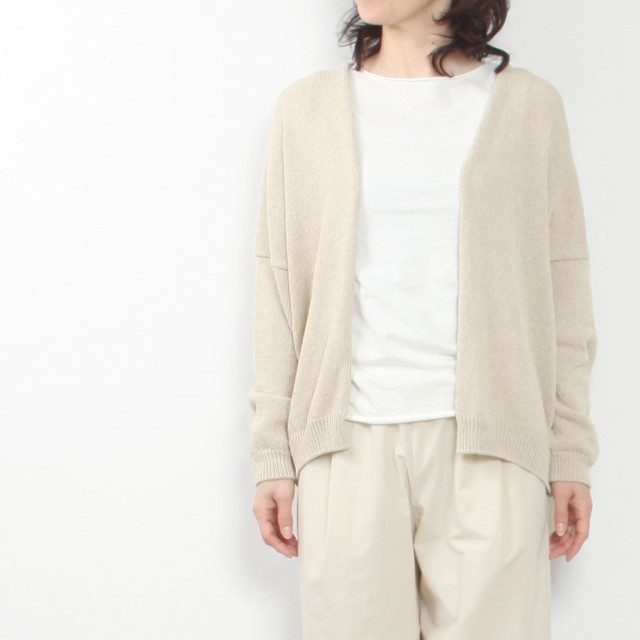 evam eva エヴァムエヴァ coil yam cardigan E241K135の通販は