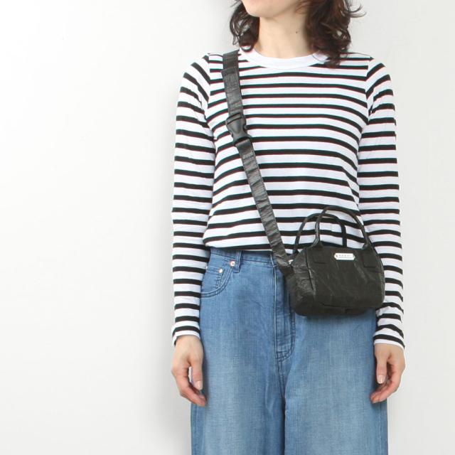 R&D.M.Co- アールアンドディーエムコー GAUZE BORDER BACK BUTTON SHIRT NO.6734