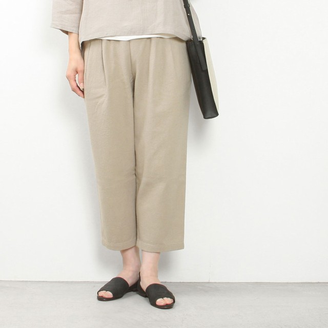 evam eva エヴァムエヴァ cropped pants E243T006