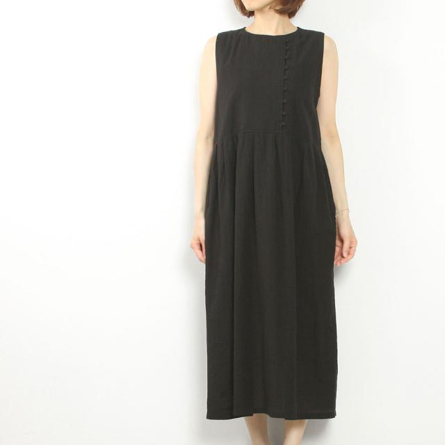 GRANDMA MAMA DAUGHTER グランマママドーター ループボタンノースリーブワンピース GE2513931