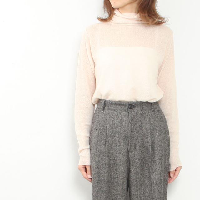 U PHORICA ユーフォリカ ウールレーシージャガード ハイネックプルオーバー U29-06147-43