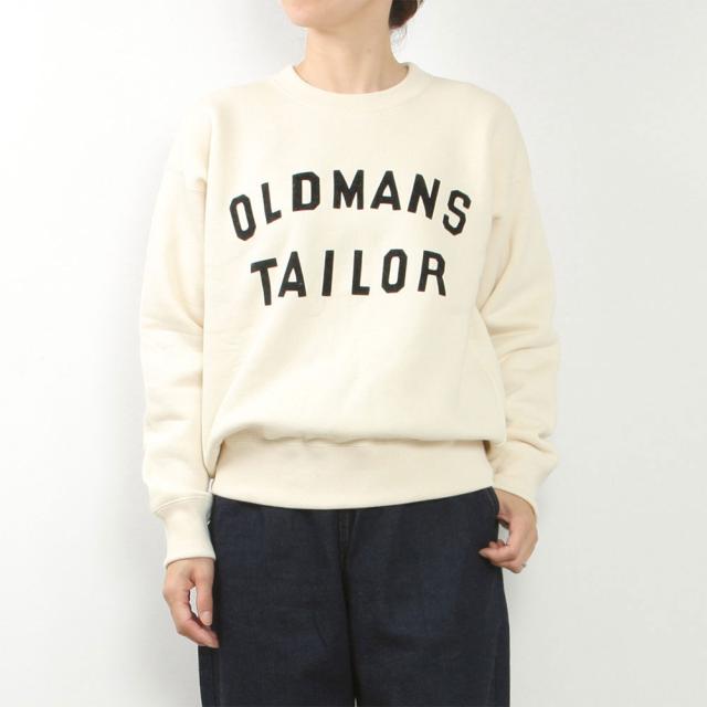 OLDMANS TAILOR オールドマンズ テーラー OMT FLOCKY PRINT CREW SWEAT NO.1242