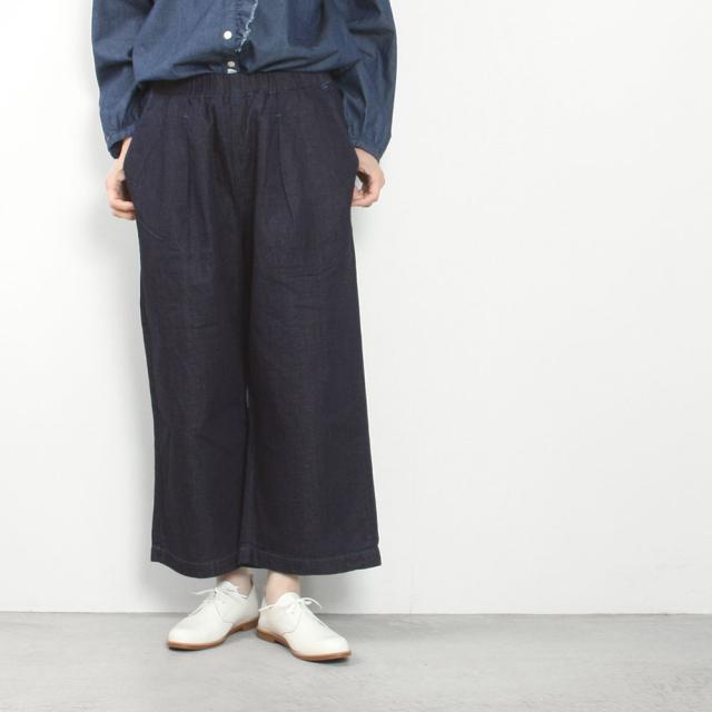 caqu サキュウ FSリネンクロップドワイド 26230