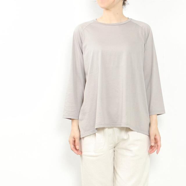 evam eva エヴァムエヴァ cut&sew raglan pullover E253C027