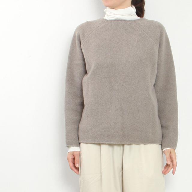 evam eva エヴァムエヴァ renew-wool raglan pullover E253K102