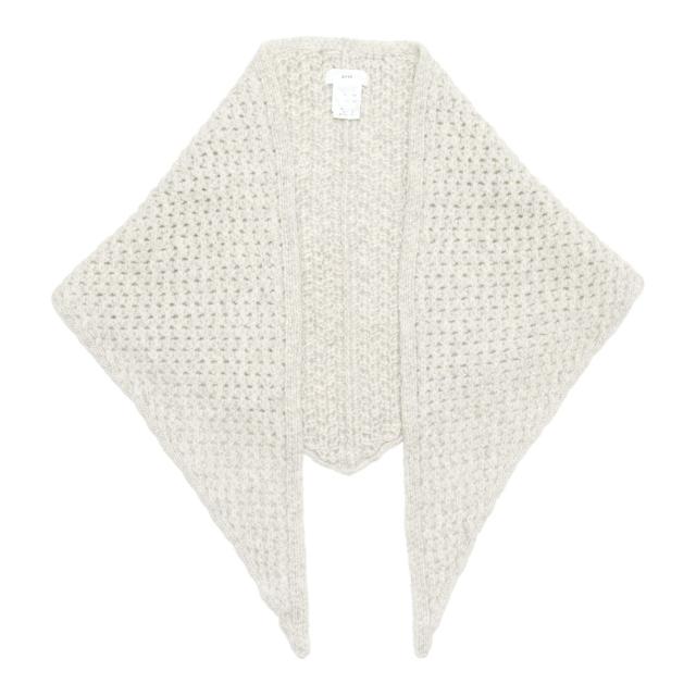 prit プリット ワッフル編み三角ストール P906104