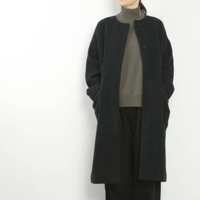 evam eva エヴァムエヴァ renew-wool long coat E253T150